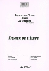 Rififi au collège : fichier de l'élève - Julien Vergne