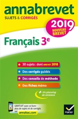Français 3e : nouveau brevet 2019 - Christine Formond