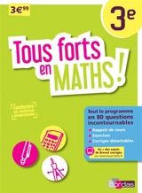 Tous forts en maths ! 3e - Aliette Cazes