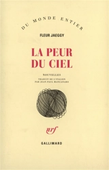 La peur du ciel - Fleur Jaeggy