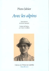 Avec les alpins - Piero Jahier