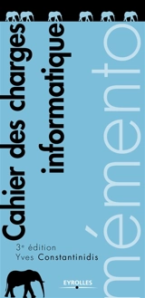 Cahier des charges informatique - Yves Constantinidis