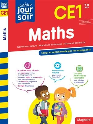 Maths CE1, 7-8 ans : conforme au programme - Michel Wormser