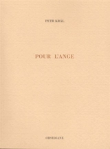 Pour l'ange - Petr Kral
