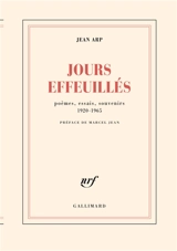 Jours effeuillés - Jean Arp