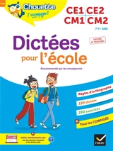 Dictées pour l'école : CE1, CE2, CM1, CM2, 7-11 ans : conforme au programme - Sophie Valle