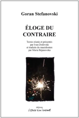 Eloge du contraire - Goran Stefanovski