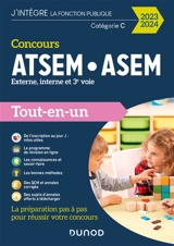 Concours ATSEM-ASEM, externe, interne et 3e voie, catégorie C : tout-en-un : 2023-2024 - Corinne Pelletier