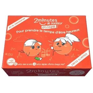 2 minutes de bonheur en couple ! : pour prendre le temps d'être heureux : jeu de conversation, cartes illimitées - Raphaëlle de Foucauld