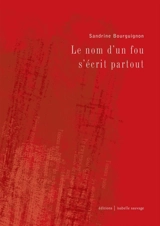 Le nom d'un fou s'écrit partout - Sandrine Bourguignon