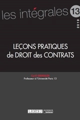 Leçons pratiques de droit des contrats - Cyril Grimaldi