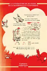 Cahiers Robinson, n° 52. La littérature de jeunesse, de la maternelle à l'université