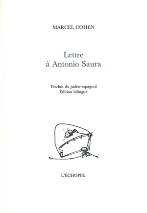 Lettre à Antonio Saura - Marcel Cohen
