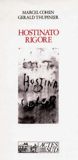 Hostinato rigore - Marcel Cohen