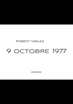 9 octobre 1977 - Robert Varlez