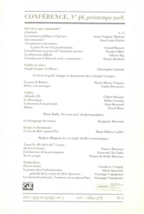 Conférence, n° 46. Qu'est-ce qui commande ?. Guides et voies