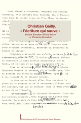 Christian Gailly, l'écriture qui sauve