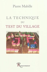 La technique du test du village - Pierre Mabille