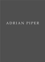 Adrian Piper [Levy Gorvy 2017] - Auteur Inconnu