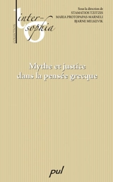 Mythe et justice dans la pensée grecque