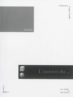 L'univers du toucher - David Katz