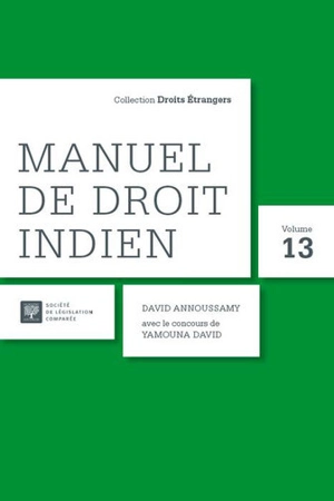 Manuel de droit indien - David Annoussamy