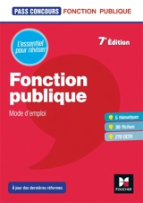 Fonction publique : mode d'emploi - Dominique Berville
