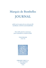 Journal. Vol. 1. 1780-1784 - Marc de Bombelles