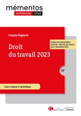 Droit du travail 2023 - François Duquesne