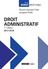 Droit administratif : 2017-2018 - Pierre-Laurent Frier