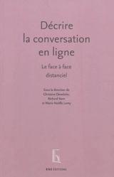 Décrire la conversation en ligne : le face-à-face distanciel