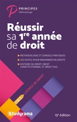 Réussir sa première année de droit - Raphaël Contini