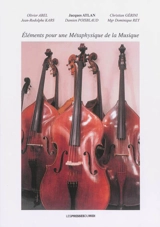 Eléments pour une métaphysique de la musique