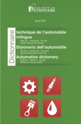 Dictionnaire trilingue de l'automobile et de l'assurance : français-anglais-italien - Bona Prat