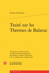 Traité sur les Thermes de Balaruc - Nicolas Dortoman