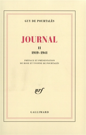 Journal. Vol. 2. 1919-1941 - Guy de Pourtalès