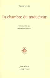 La chambre du traducteur - Pierre Leyris
