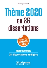 L'animal en 25 dissertations : sujet des concours EC 2021 : méthodologie, 25 dissertations rédigées - Véronique Bonnet