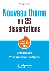 Le désir en en 25 dissertations : thème de prépas HEC : méthodologie, 25 dissertations rédigées, sujet des concours 2020 - Véronique Bonnet