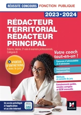 Rédacteur territorial, rédacteur principal : externe, interne, 3e voie et examens professionnels, catégorie B : 2023-2024 - Christine Drapp
