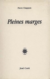 Pleines marges - Pierre Chappuis