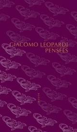 Pensées - Giacomo Leopardi