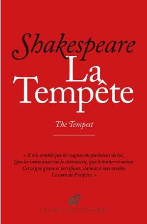 The tempest. La tempête - William Shakespeare