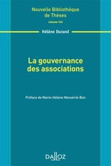 La gouvernance des associations - Hélène Durand