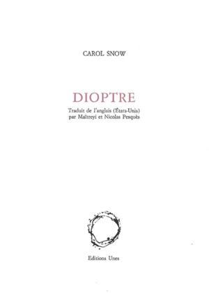 Dioptre - Carol Snow