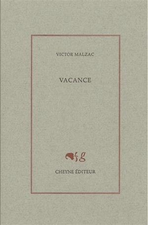 Vacance - Victor Malzac
