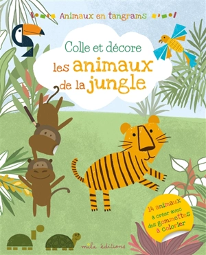 Colle et décore les animaux de la jungle - Irina de Assunçao