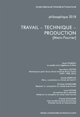 Philosophique, n° 2018. Travail, technique, production : Marx-Fourier