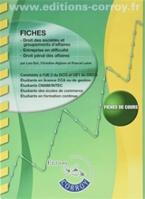 Fiches droit des sociétés et groupements d'affaires, entreprise en difficulté, droit pénal des affaires : candidats à l'UE2 du DCG et UE1 du DSCG... : fiches de cours - Léa Got