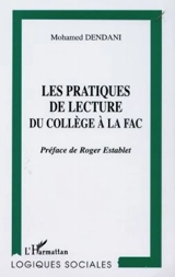 Les pratiques de lecture du collège à la fac - Mohamed Dendani